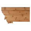 Totally Bamboo - Montana State Cutting & Serving Board with Laser Engraving